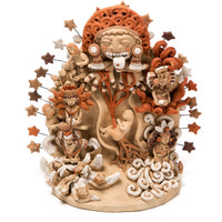 Tonatzin y los Cincos Soles / Ceramics Mexican Folk Art Clay