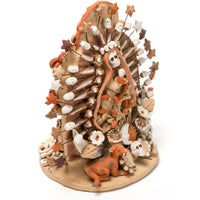 Tonatzin y los Cincos Soles / Ceramics Mexican Folk Art Clay