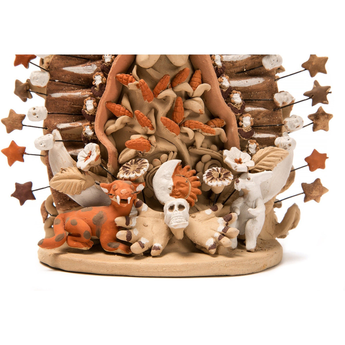 Tonatzin y los Cincos Soles / Ceramics Mexican Folk Art Clay