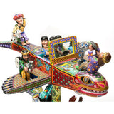 Nacimiento Avion / Woodcarving Mexican Folk Art Sculpture Nativity