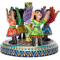 Nacimiento Avion / Woodcarving Mexican Folk Art Sculpture Nativity