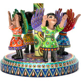 Nacimiento Avion / Woodcarving Mexican Folk Art Sculpture Nativity