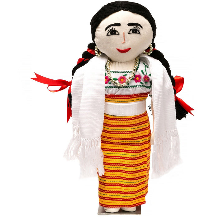 Muñeca con Traje Tradicional / Mexican Folk Art Doll