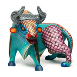 Elegancia Turquesa / Woodcarving Alebrije Mexican Folk Art Sculpture