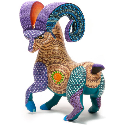 Cimarron Encantado / Woodcarving Alebrije Mexican Folk Art Sculpture