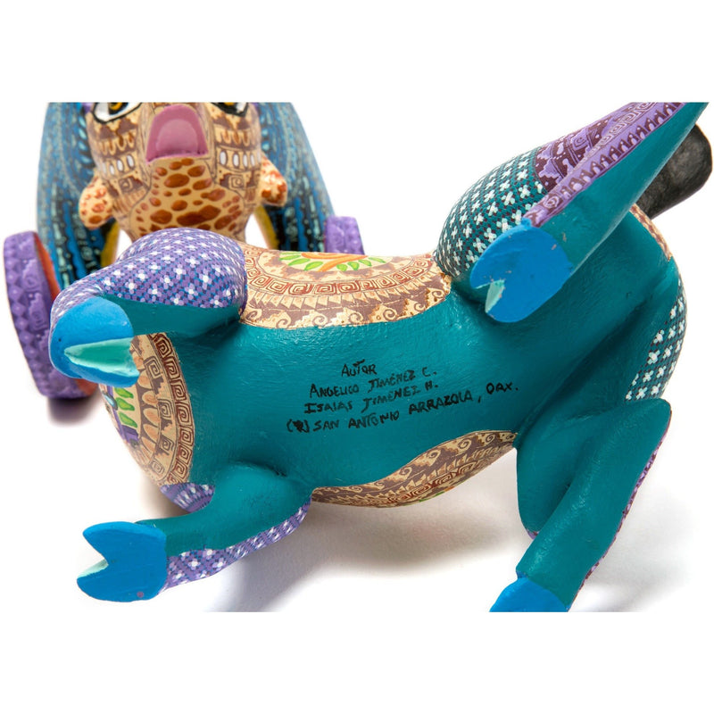 Cimarron Encantado / Woodcarving Alebrije Mexican Folk Art Sculpture