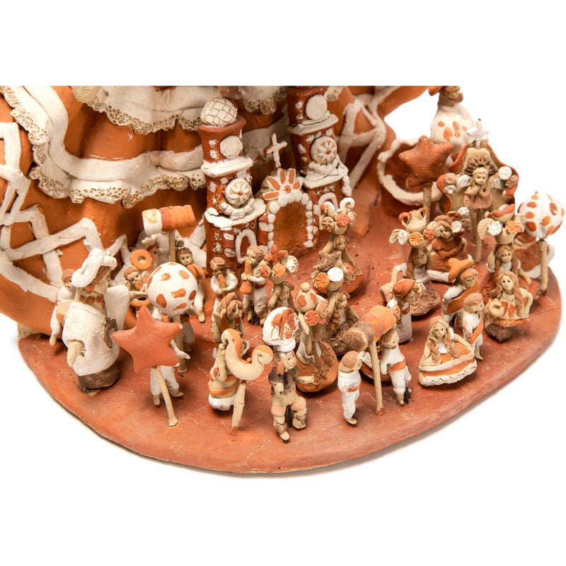 Las Fiestas del Cerro / Ceramics Mexican Folk Art Clay