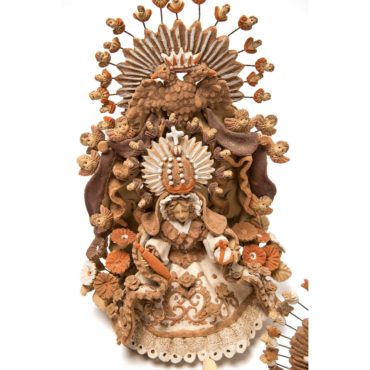 Nacimiento Tehuano / Ceramics Mexican Folk Art Clay Nativity