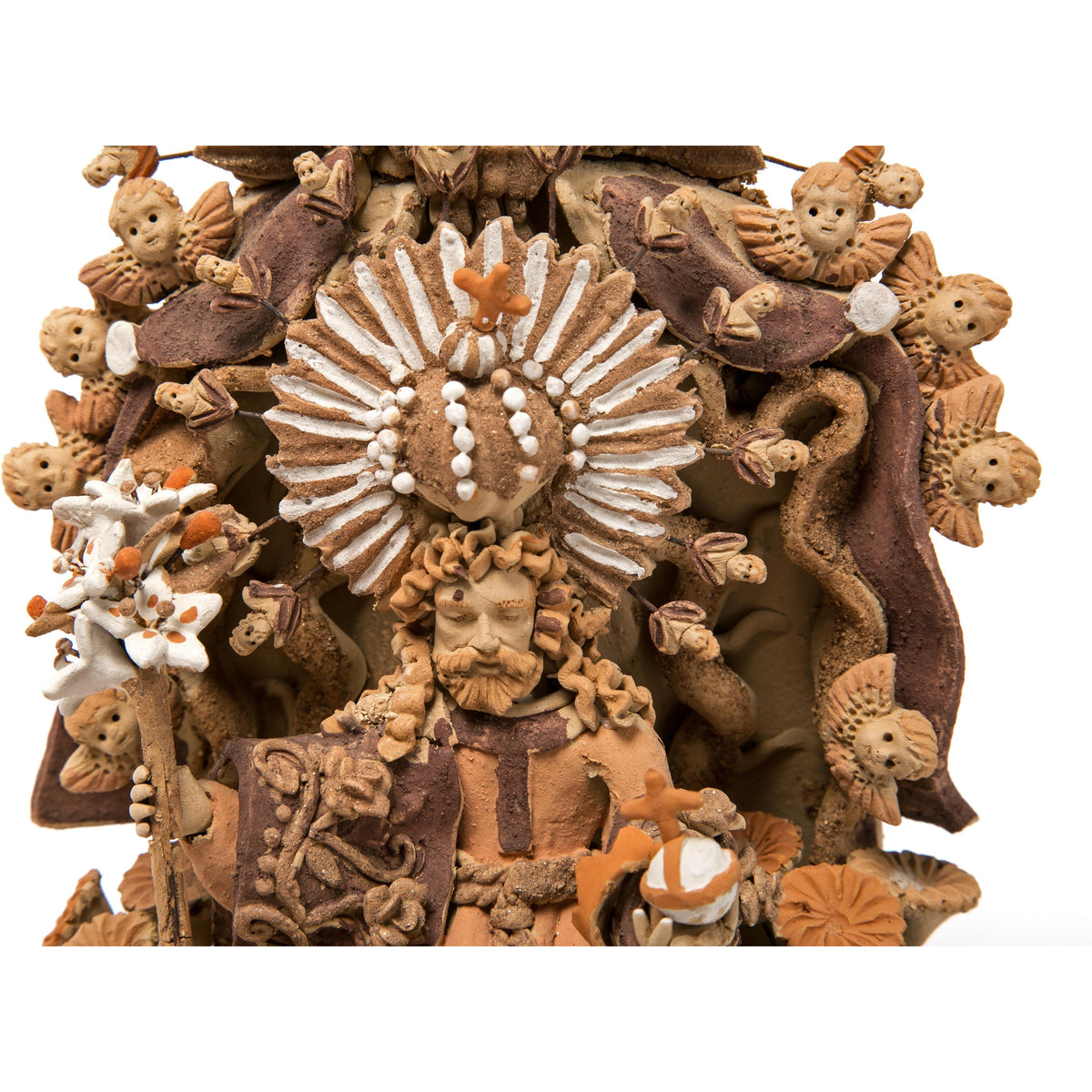 Nacimiento Tehuano / Ceramics Mexican Folk Art Clay Nativity