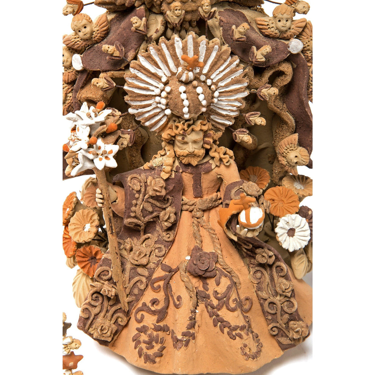 Nacimiento Tehuano / Ceramics Mexican Folk Art Clay Nativity