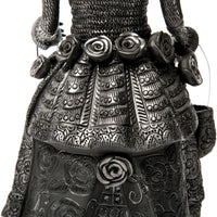 Mujer Catrina-Oaxaca / Ceramics Black Clay Mexican Folk Art