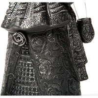 Mujer Catrina-Oaxaca / Ceramics Black Clay Mexican Folk Art