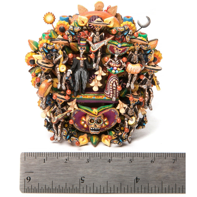 Nacimiento y Dia de Muertos, de principio a fin / Ceramics Mexican Folk Art Clay Nativity