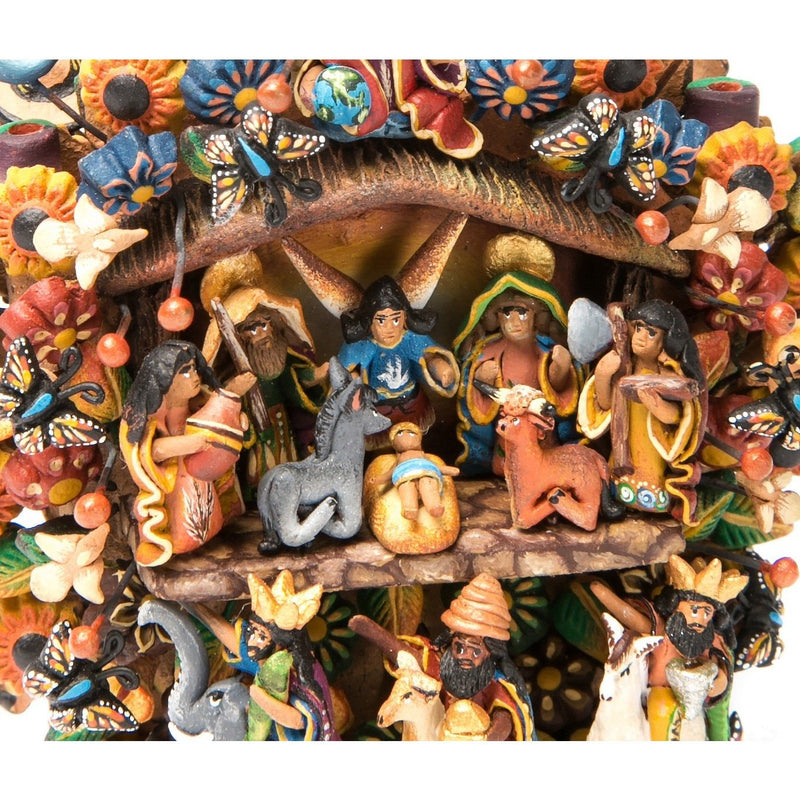 Nacimiento y Dia de Muertos, de principio a fin / Ceramics Mexican Folk Art Clay Nativity