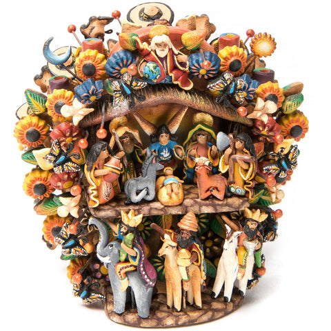 Nacimiento y Dia de Muertos, de principio a fin / Ceramics Mexican Folk Art Clay Nativity