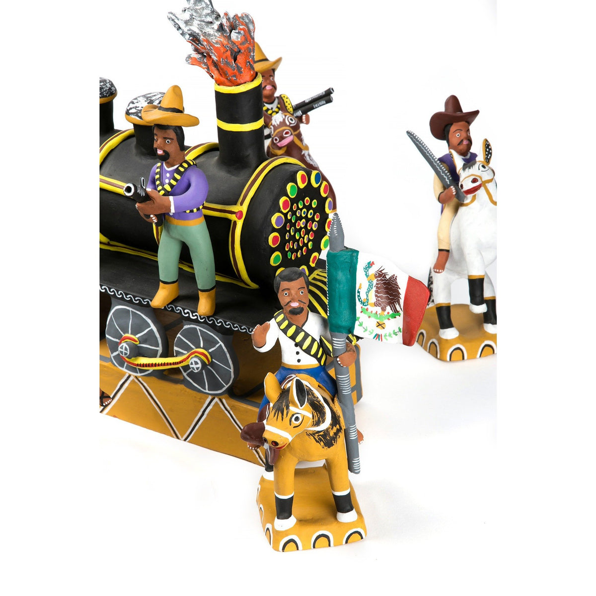 Tren Revolucionario / Ceramics Mexican Folk Art Clay