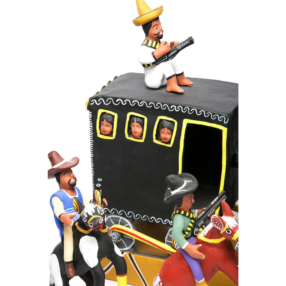 Tren Revolucionario / Ceramics Mexican Folk Art Clay