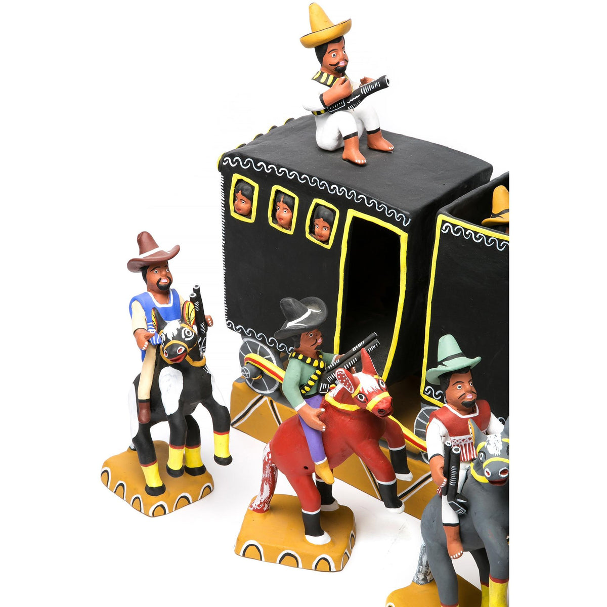 Tren Revolucionario / Ceramics Mexican Folk Art Clay