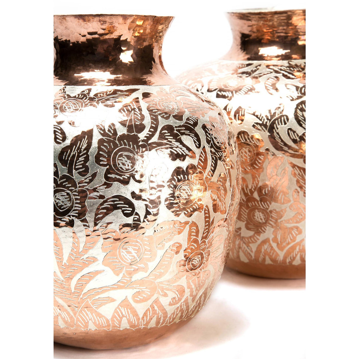 4 Vasijas / Copper Mexican Folk Art