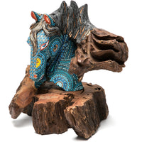 El Dia y la Noche / Woodcarving Alebrije Mexican Folk Art Sculpture