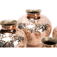 4 Vasijas / Copper Mexican Folk Art
