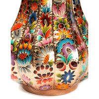 Florero Decorado / Copper Mexican Folk Art