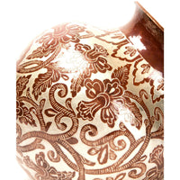 Vasija Centro de Mesa / Copper Mexican Folk Art