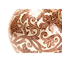 Vasija Centro de Mesa / Copper Mexican Folk Art