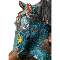 El Dia y la Noche / Woodcarving Alebrije Mexican Folk Art Sculpture