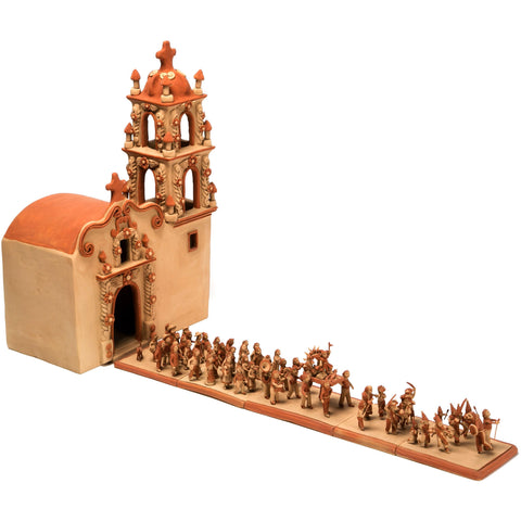 Procesion de mi Pueblo / Ceramics Mexican Folk Art Clay