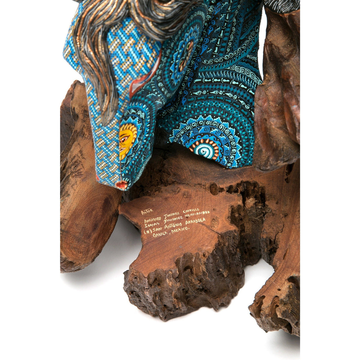 El Dia y la Noche / Woodcarving Alebrije Mexican Folk Art Sculpture