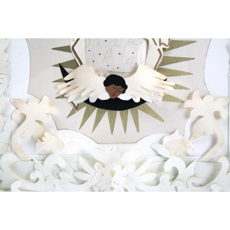 Retablo Guadalupano / Mexican Folk Art Frame Religion