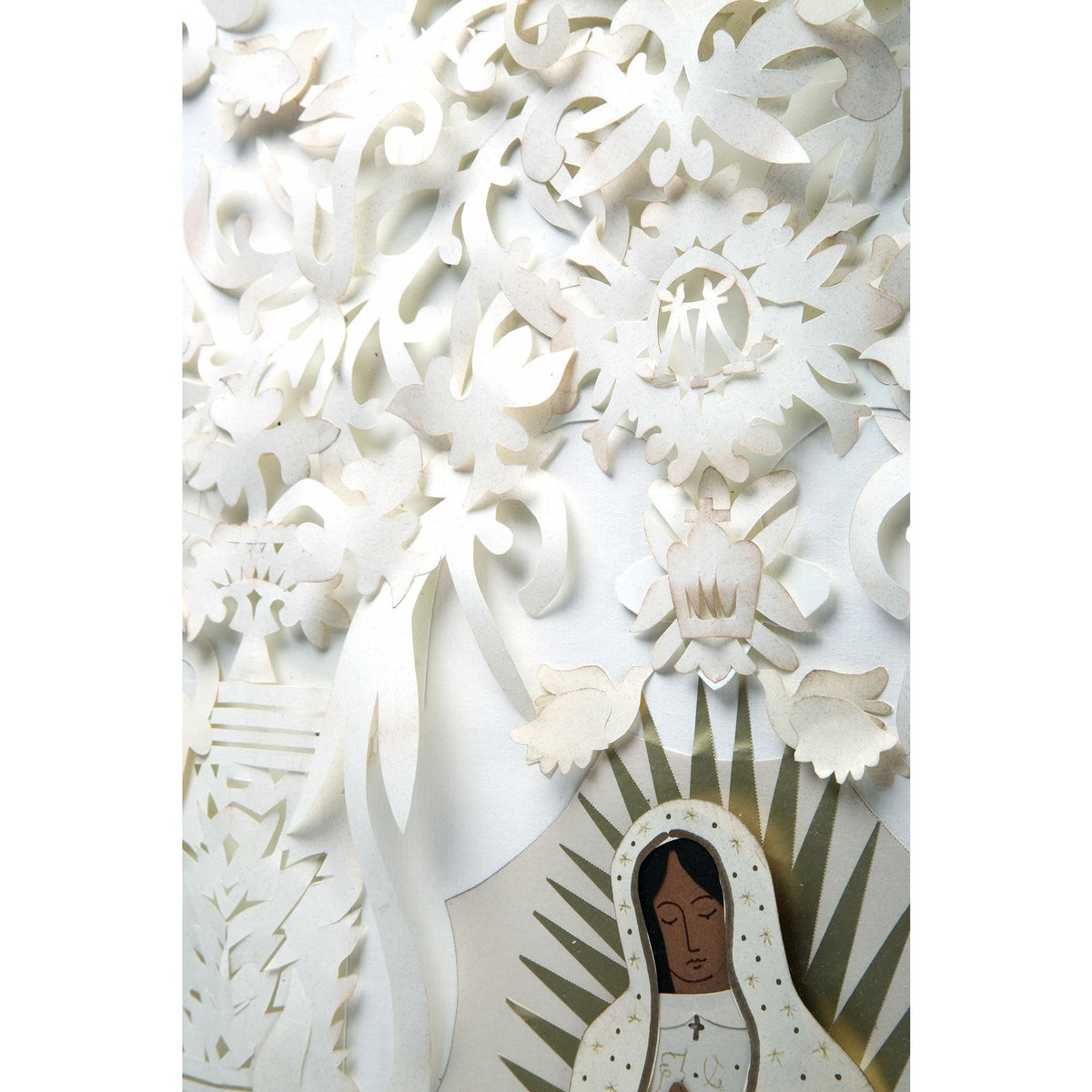 Retablo Guadalupano / Mexican Folk Art Frame Religion