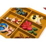 Loteria Mexicana / Woodcarving Mexican Folk Art Sculpture