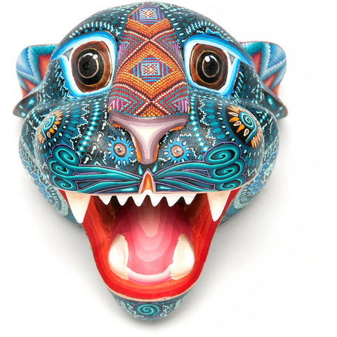 Mascara Jaguar / Woodcarving Alebrije Mexican Folk Art Sculpture