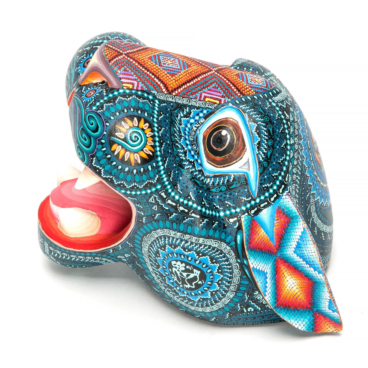 Mascara Jaguar / Woodcarving Alebrije Mexican Folk Art Sculpture