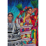 El Baile de la Piña - Natural Dyed Straw - Mexican Fine Art | Cactus Fine Art