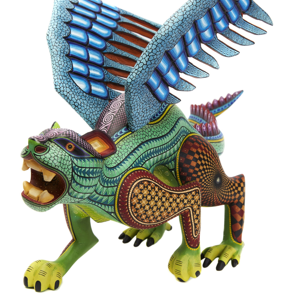 Fusion Jaguar - Aguila  - Jaguar -  Eagle Alebrije - Mexican Folk Art | Cactus Fine Art