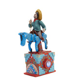 Charro / Mexican Mechanical Folk Art Carton Sculpture