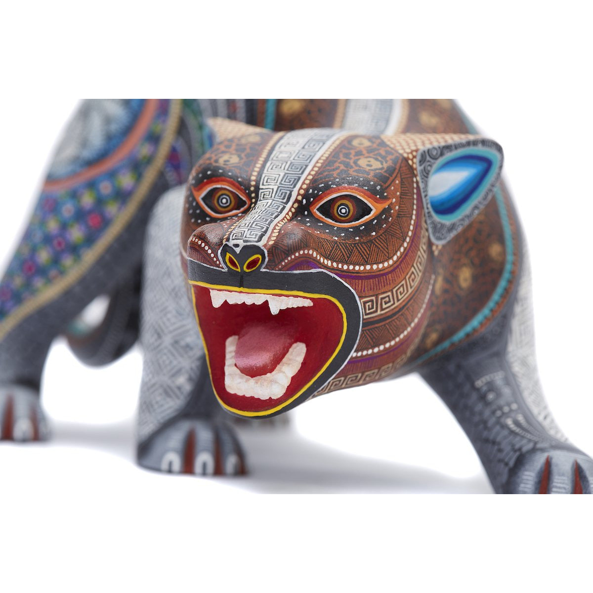 Jaguar Zapoteco - Zapotec Jaguar - Mexican Folk Art | Cactus Fine Art