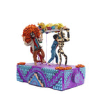 Sepelio Feliz - Happy Burial / Mexican Mechanical Folk Art Carton Sculpture