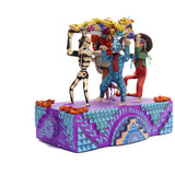 Sepelio Feliz - Happy Burial / Mexican Mechanical Folk Art Carton Sculpture