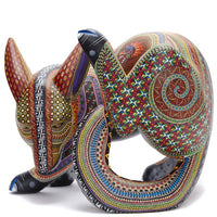 Coyote Rojo - Red Coyote - Mexican Folk Art | Cactus Fine Art