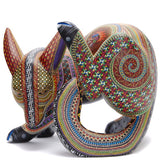 Coyote Rojo - Red Coyote - Mexican Folk Art | Cactus Fine Art
