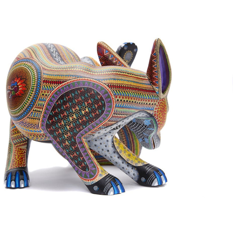 Coyote Rojo - Red Coyote - Mexican Folk Art | Cactus Fine Art