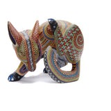 Coyote Rojo - Red Coyote - Mexican Folk Art | Cactus Fine Art