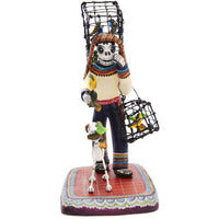 Vendedor de pájaros - Bird seller - Mexican Folk Art | Cactus Fine Art