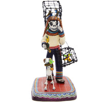 Vendedor de pájaros - Bird seller - Mexican Folk Art | Cactus Fine Art