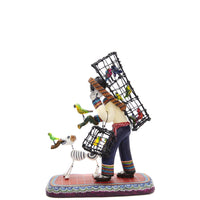 Vendedor de pájaros - Bird seller - Mexican Folk Art | Cactus Fine Art