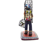 Vendedor de pájaros - Bird seller - Mexican Folk Art | Cactus Fine Art